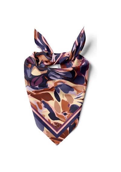 Renk Ritmi Desen Bandana/fular Çok Renkli