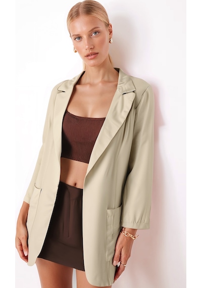 Armonika Kadın Mint Cepli Oversize Ceket Arm-26k001005