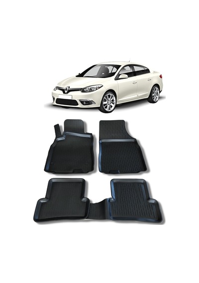 Renault Fluence Paspas 2009 - 2016 Arası 3D Havuzlu Wöller Paspas