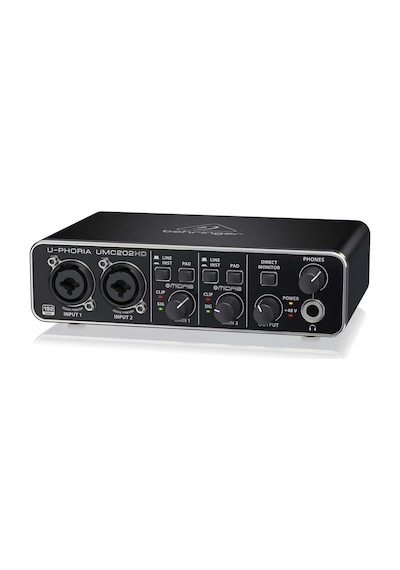 Behringer Umc202hd 24-bit/192khz 2x2 Usb Ses Kartı Behringer Umc202hd 24-bit/192khz 2x2 Usb Ses Kartı