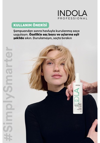 Indola Onarıcı Keratin Yükleme Spreyi 300 Ml.