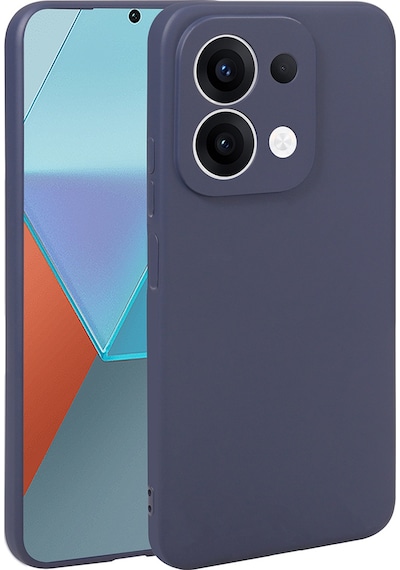 Noktaks - Redmi 15c Uyumlu - Kılıf Mat Soft Esnek Premier Silikon Kapak - T40444 - Lacivert Lacivert