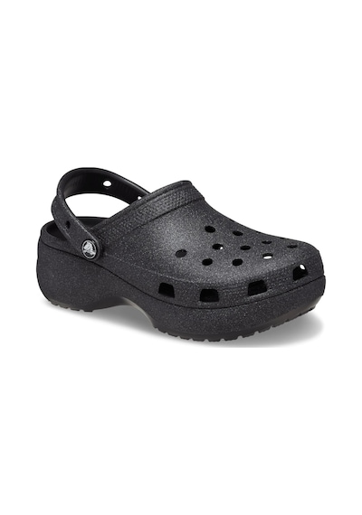 Crocs 207241 Classic Platform Glitter Clog W Siyah Unisex Terlik Siyah