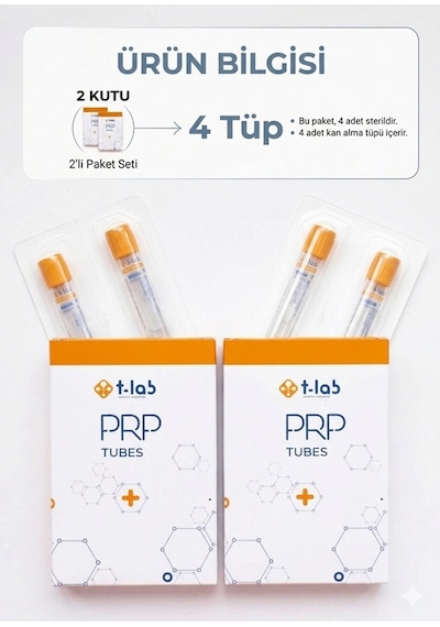 T-lab Orijinal Prp Tubes 2 Paket 4 Tüp