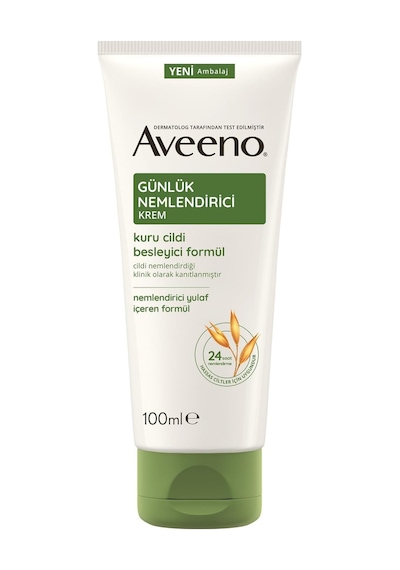 , Günlük Nemlendirici Krem 100ml, Beyaz-yeşil