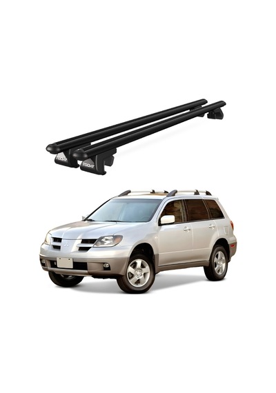 Venüs Mitsubishi Outlander 2001-2006 Uyumlu Siyah Ara Atkı Port Bagaj Tavan Barı