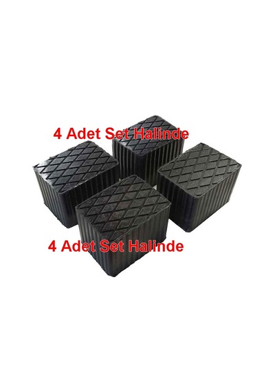 Kauçuk Lift Takozu 160X120 Yükseklik 100Mm 4 Adet