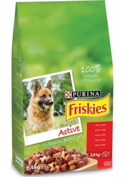 Friskies Active Etli Yetişkin Köpek Maması 2.4 KG