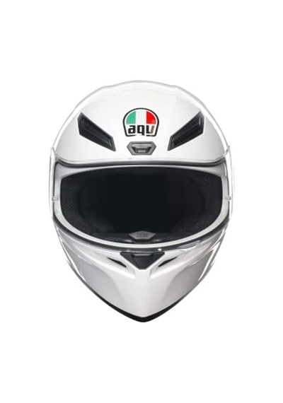 Agv K1 S Motosiklet Kaskı Mono Kapalı Kask White L Çok Renkli
