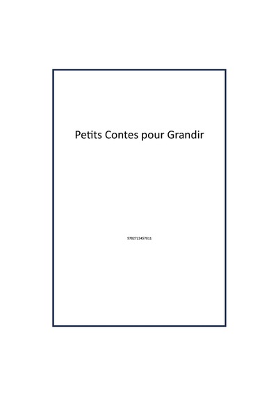 Petits Contes Pour Grandir Publisher