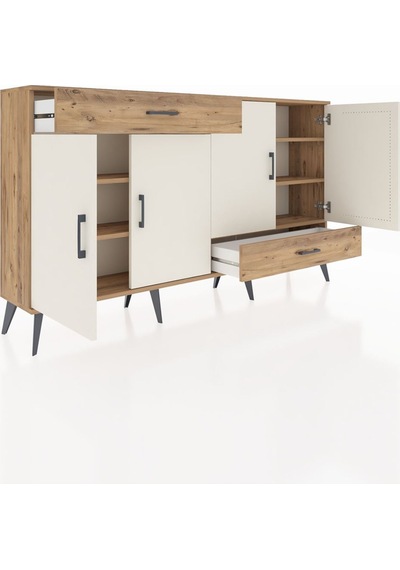 Arges Konsol 5 Raflı 2 Çekmeceli 4 Kapaklı 176x30x99 Çam-aytaşı/ç Çam-aytaşı/çam Arges Konsol 5 Raflı 2 Çekmeceli 4 Kapaklı 176x30x99 Çam-aytaşı/ç Çam-aytaşı/çam