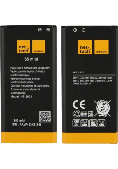 Teknonet Samsung Galaxy G800 S5 Mini Uyumlu Nettech Nt-2001 1900