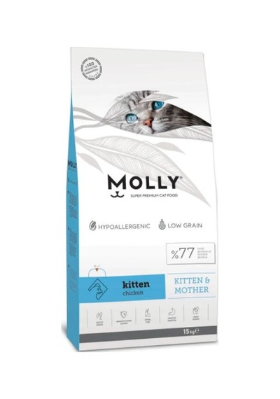Molly Kitten & Mother Tavuklu Yavru Kedi Maması 2 KG