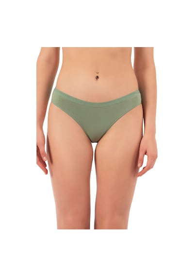 Lirona 7 - Pack Soft Cotton Premium Fabric Slip Briefs Özel Kumaş Esne Çok Renkli