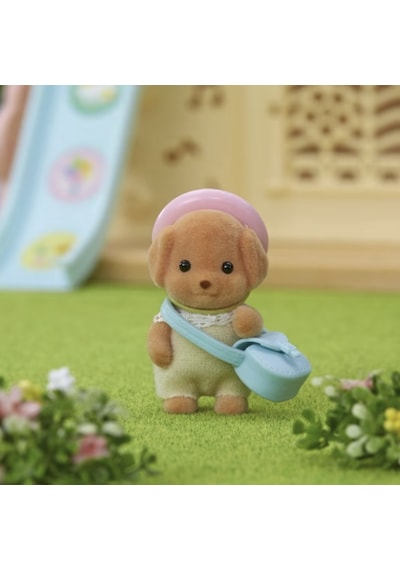 Sylvanian Families Toy Poodle Baby Figür Şapka Ve Çanta Seti Koleksiyon Oyuncak Sylvanian Families