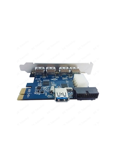 7 Bağlantı Noktalı USB 3.0 PCI Express Genişletme Kartı