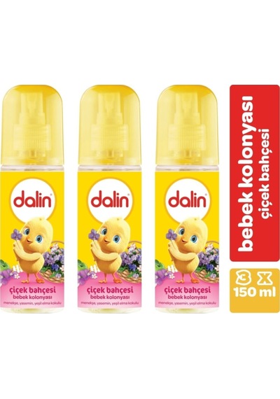 Dalin Bebek Kolonyası Çiçek Bahçesi Sprey 150 ML X3 Adet