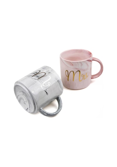 Mukko Home Lüks Mermer Desenli Mr & Mrs 2'li Porselen Kupa Seti 400 Ml, Hediyelik Kutulu,çok Renkli Beyaz - Çok Renkli Mukko Home Lüks Mermer Desenli Mr & Mrs 2'li Porselen Kupa Seti 400 Ml, Hediyelik Kutulu,çok Renkli Beyaz - Çok Renkli