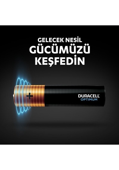 Duracell Optimum 1.5 Volt Alkalin Aaa 4 Lü İnce Kalem Pil Mx2400