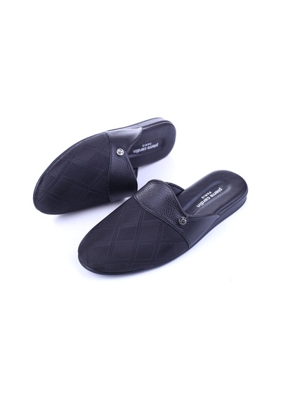 Pierre Cardin Pc-55366 Erkek Kışlık Ev & Halı & Bohça Terliği Siyah