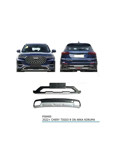 Chery Tiggo 8 2022-2023 Ön Arka Difüzör Tampon Koruma