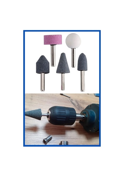 Kalıp Taşlama Makinası Aksesuarı 5 Parça Vız Vız Kalıpçı Taşlama Seti Mini Taş Zımpara Matkap Ucu Seti Mini Çapak Alma Oyma Şekil Verme Ahşap Metal Kalıpçı Seti Gravür Oyma Seti