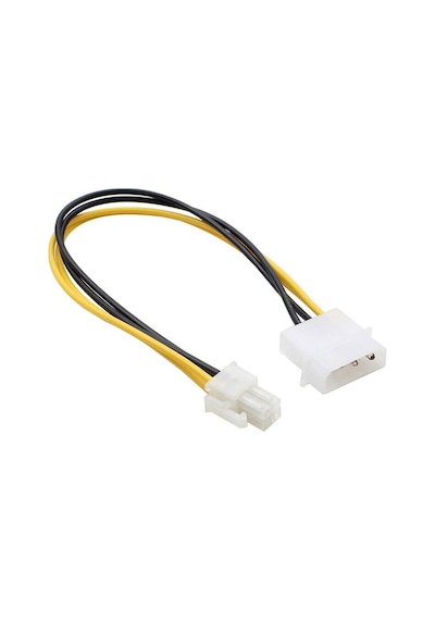 4 Pin MOLEX - ATX P4 CPU 4-Pin 12V PSU Güç Kaynağı Konektörü Adap
