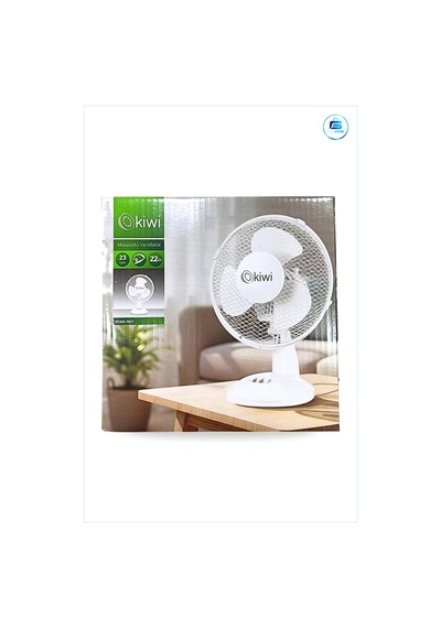 Masaüstü Vantilatör 23 Cm 22 W 3 Hız Ayarlı Beyaz Ofis Ev Serin T