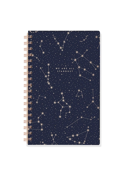 Frınge Studıo Püsküllü İmza Spiral Defter, 160 Çizgili Sayfa, 16 X 22 Cm, Yıldız Sanatı 896048 103 Ivory