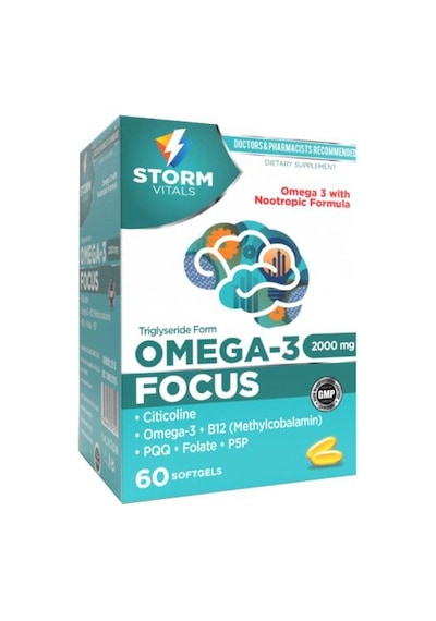 Storm Vitals Omega-3 Focus 60 Kapsül