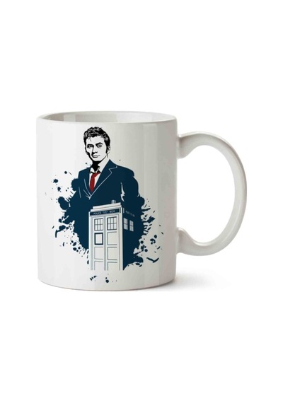 Doctor Who Tardis Porselen Kupa Bardak Beyaz