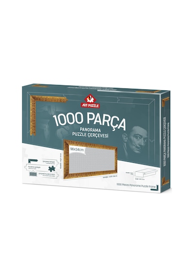 Art Puzzle Altın 1000 Parça Panorama Demonte Puzzle Çerçevesi