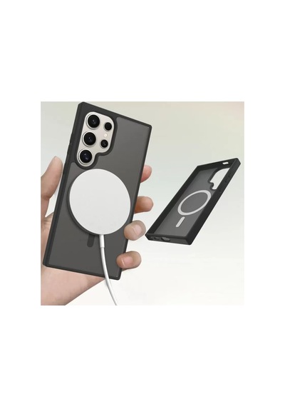 Samsung Galaxy Uyumlu  S24 Ultra Jota Magsafe Kapak - Rose