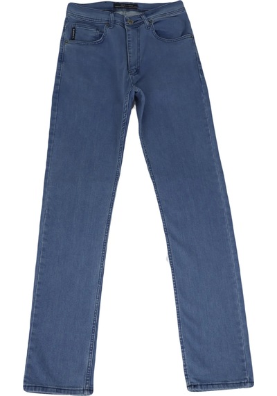 Dmctekstil Denim Cartel Erkek Açık Mavi Normal Bel Dar Kesim Boru Paça Jean Pantolon