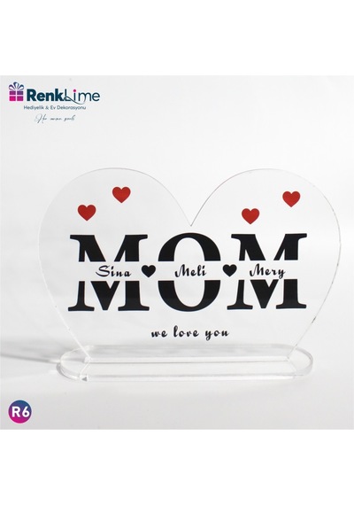 Pleksi Masa Üstü Mom 2 Siyah
