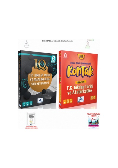 Paraf 8. Sınıf Lgs İnkılap Iq+kontakt 2 Kitap Seti