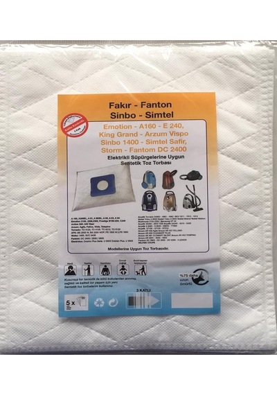Eve Için Toz Torbası 5 Adet Qycd01