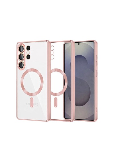 Samsung Galaxy  Uyumlu,  S26 Ultra Kross Magneticsafe Kapak - Rose