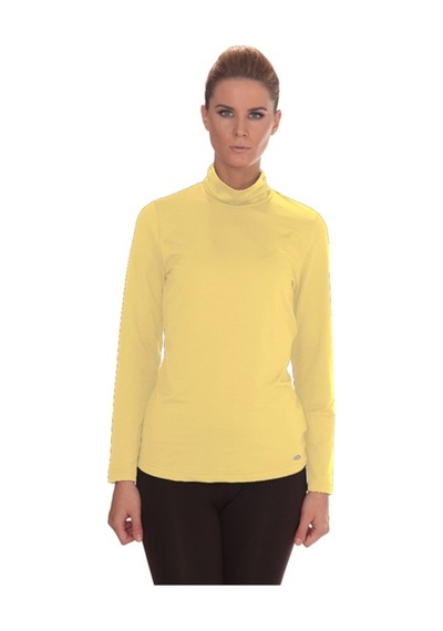 Bulalgiy Kadın Sarı Basic T-Shirt - Bga473522