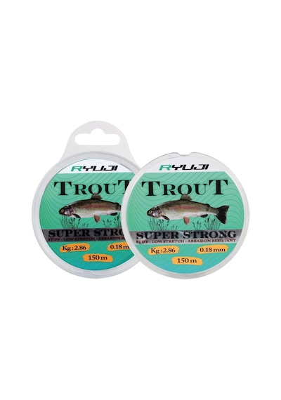 Ryuji Trout Carp Light Grey 150m Monofilament Misina 0,18mm 0,18mm