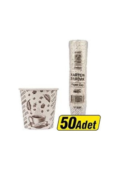 Kağıt Karton Bardak Küçük 4 Oz 50 Li