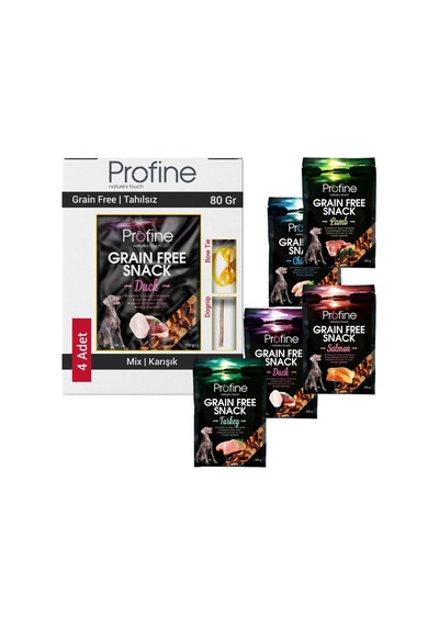 Tr Grain Free Tahılsız Karışık Köpek Ödül Maması 4x200 Gr