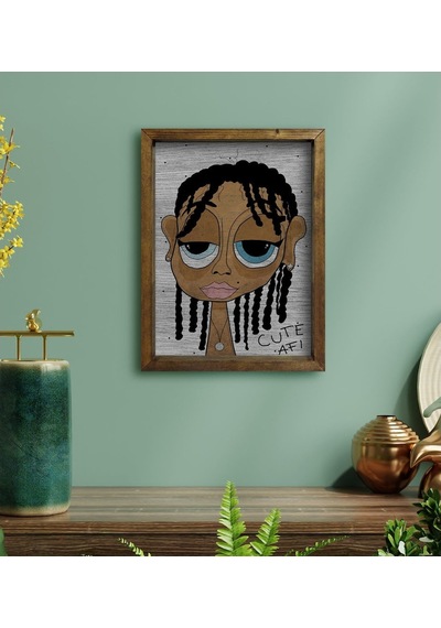 Bk Home The Lazy People Collection Cute Girl Tasarımlı Doğal Masi (496633052)