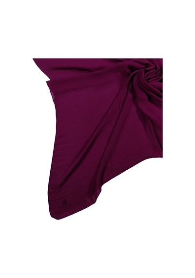 Mim Eşarp Mısırlı Eşarpları Aerobin Jazz Caz Eşarp 110x110 Cm Bordo
