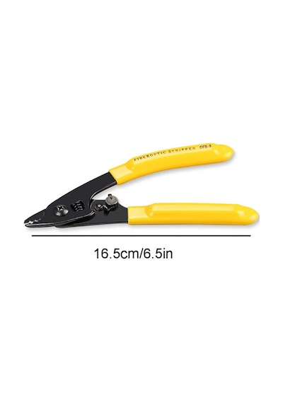 Fiber Optik Kablo Soyucu Kesici Pense Cfs-3 Sıyırıcı 3 Dişli