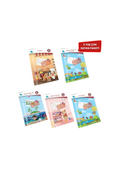 2 Yaş Dikkat Seti Ve 12-24 Ay Cırt Cırtlı Ikili Paket
