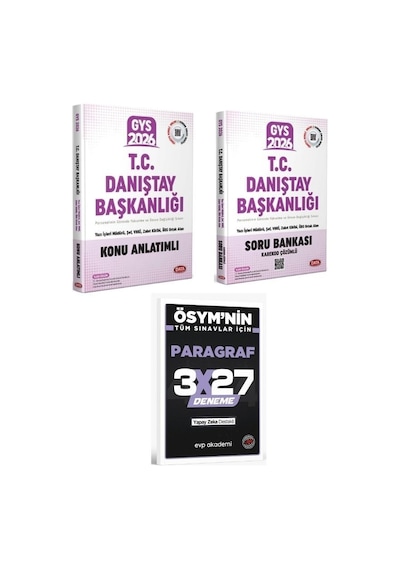 Data 2026 Gys Danıştay Başkanlığı Konu + Soru +evp Akademi Paragraf