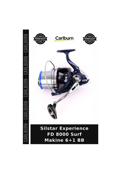 Özel Üretim Silstar Experience Fd 8000 Surf Makine 6+1 Bb Haftasonu Hobi Seti Atçek