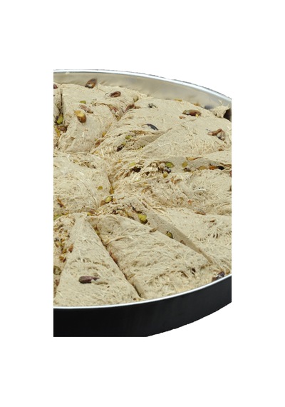 Kardeşler Antep Fıstıklı Tahin Helvası Tepsi 4 KG