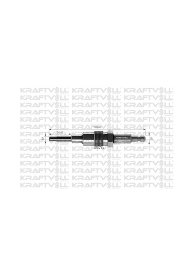 Kraftvoll Bujı Kızdırma Bujısı 24v Fıat 411-415 Tractor AOD-KRAFTVOLL 05030142
